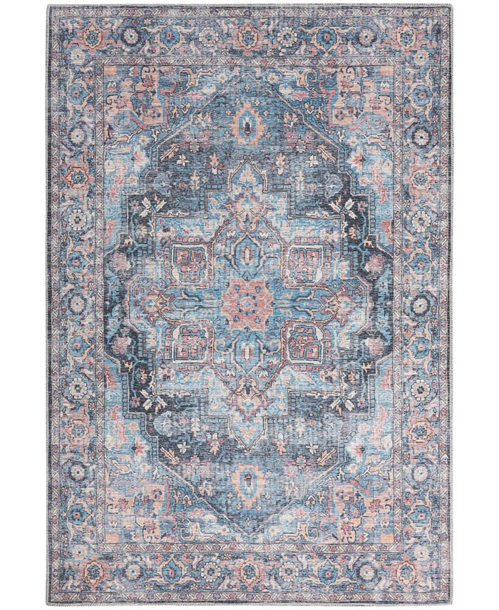 Nicole Curtis Series 1 SR101 Machine-Washable 7'10" x 9'10" Area Rug