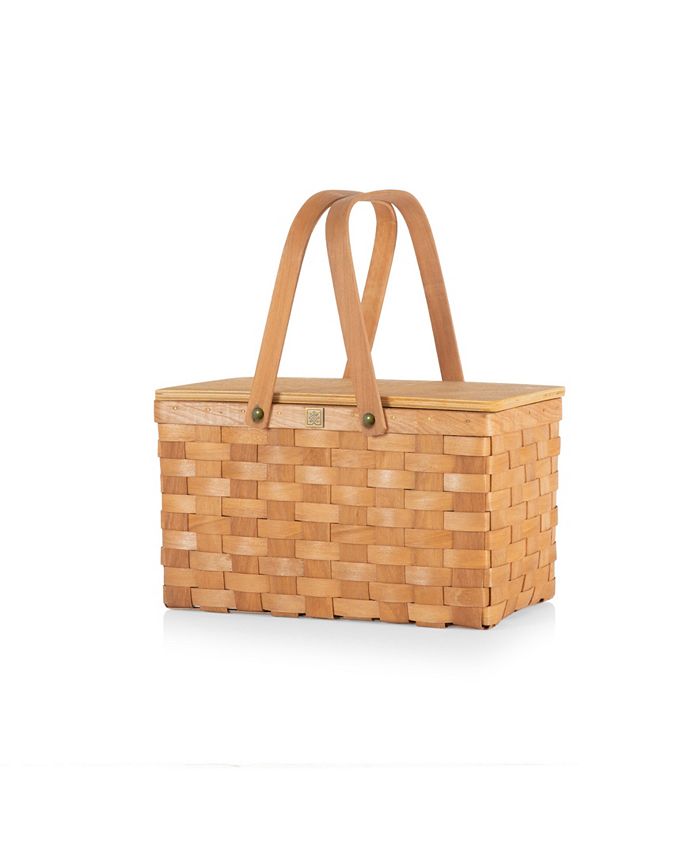 Picnic Time Poppy 2 Piece Personal Picnic Basket