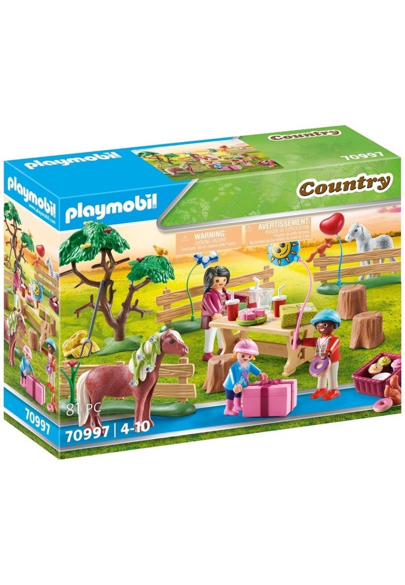 Playmobil COUNTRY KINDERVERJAARDAGSFEESTJE OP DE PONYBOERDERIJ   - Mini-Spielzeug