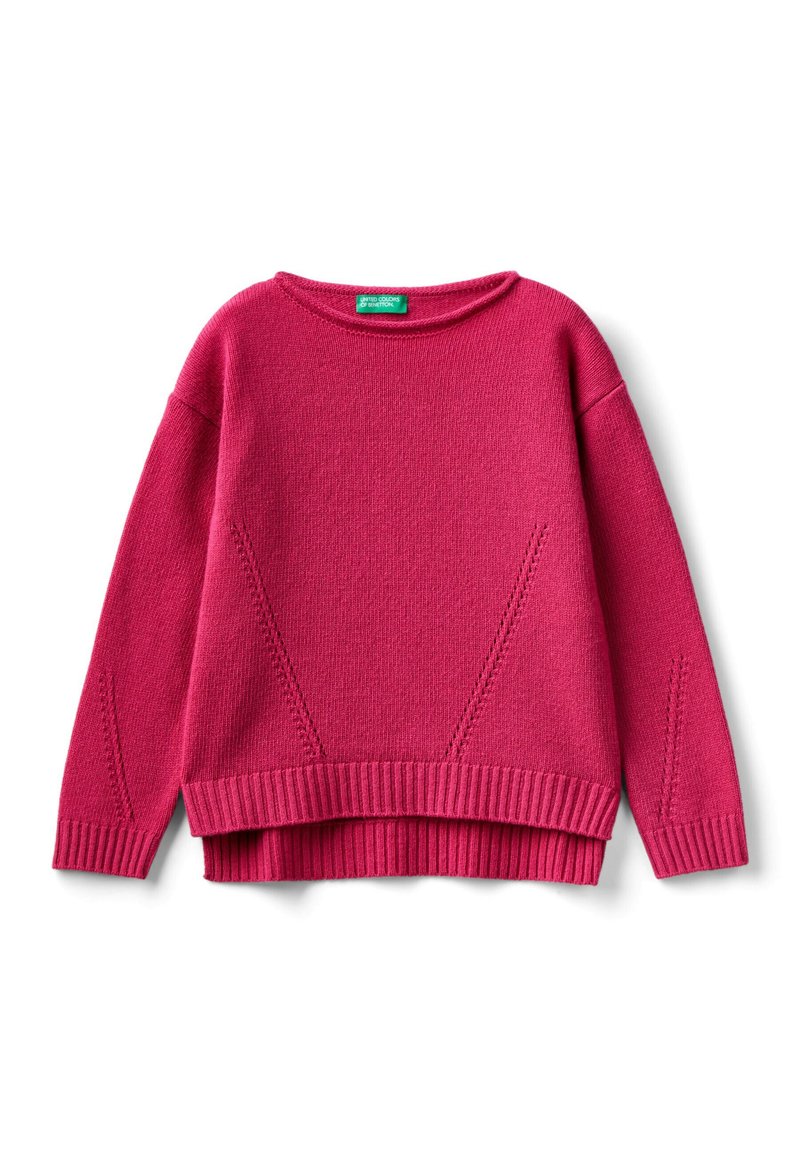 United Colors of Benetton WITH PLAYFUL STITCHING - Strickpullover
