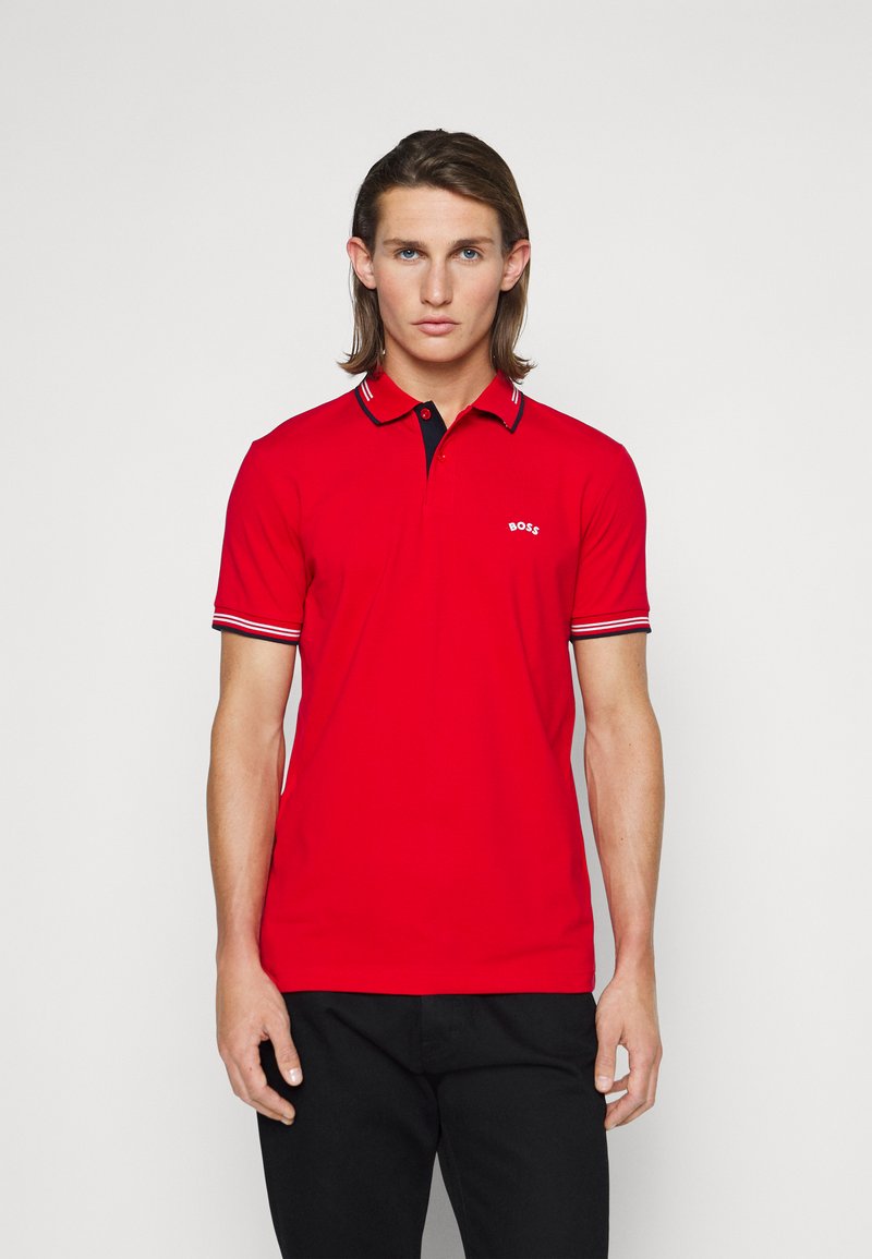 BOSS PAUL CURVED - Poloshirt -  red