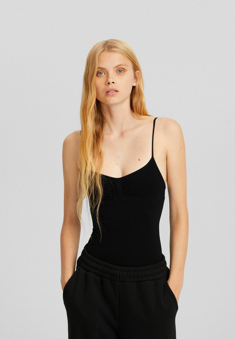 Bershka STRAPPY GATHERED FRONT - Top