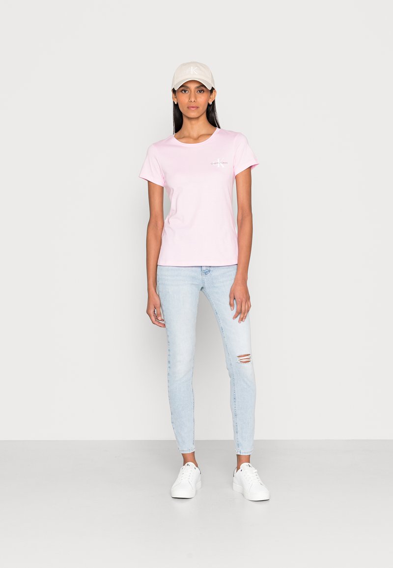 Calvin Klein Jeans MONOLOGO SLIM TEE 2 PACK - T-Shirt basic