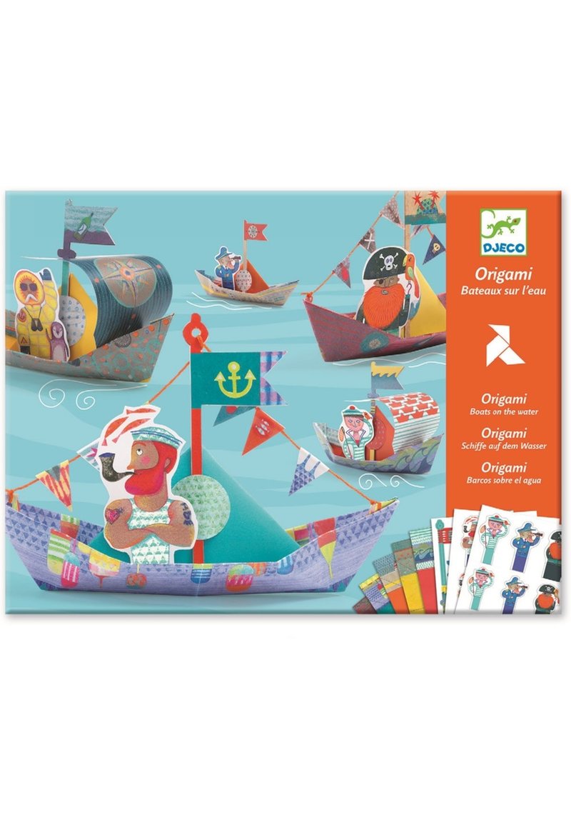 Djeco KREATIV ORIGAMI FLOATING BOATS - Spielzeug