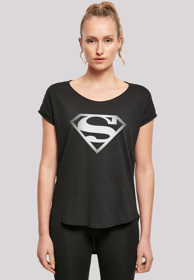 F4NT4STIC LONG CUT DC COMICS SUPERMAN SPOT LOGO - T-Shirt print