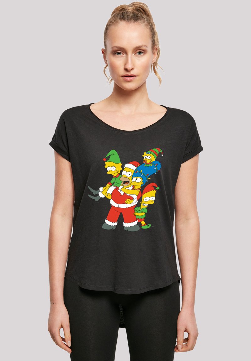 F4NT4STIC THE SIMPSONS WEIHNACHTEN FAMILY - T-Shirt print