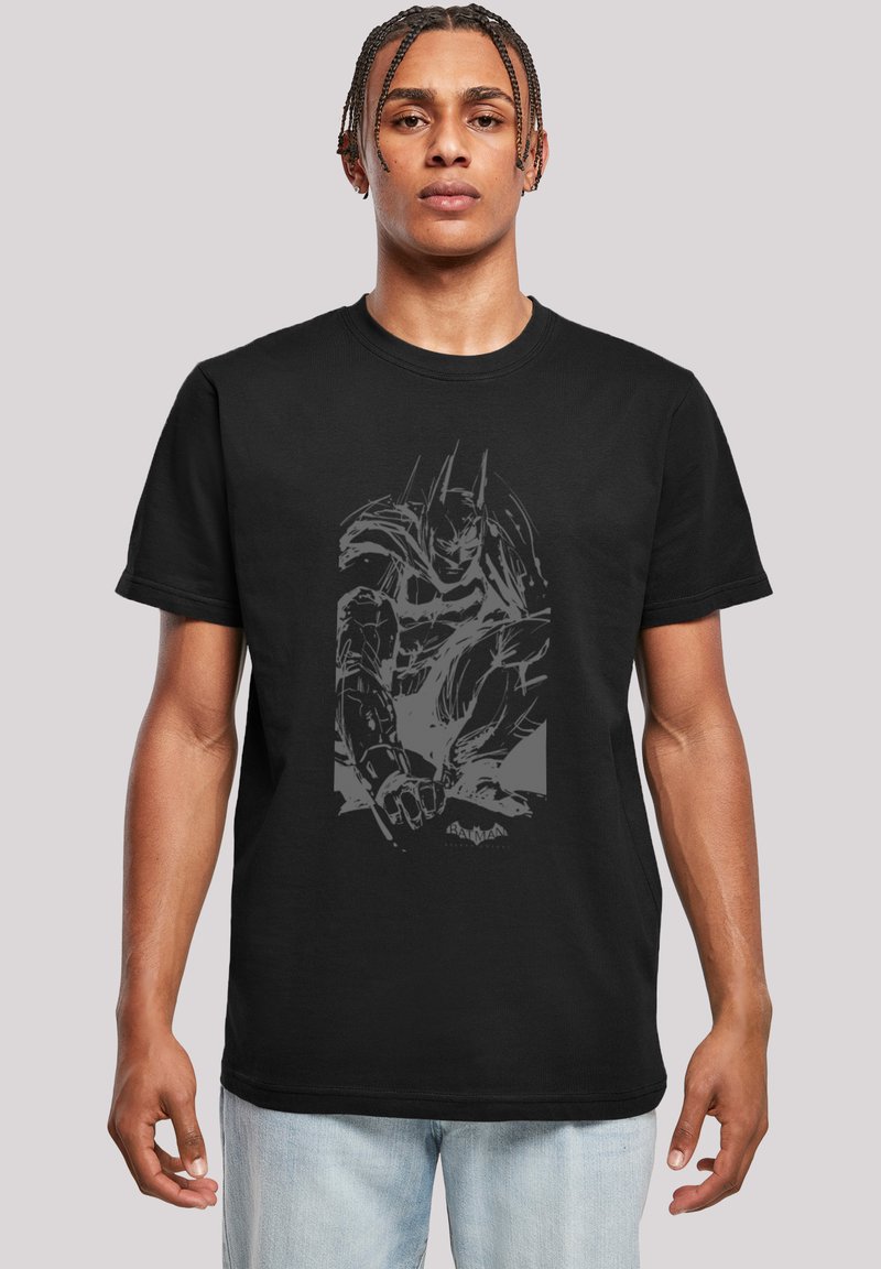 F4NT4STIC DC COMICS BATMAN ARKHAM KNIGHT SKETCH - T-Shirt print