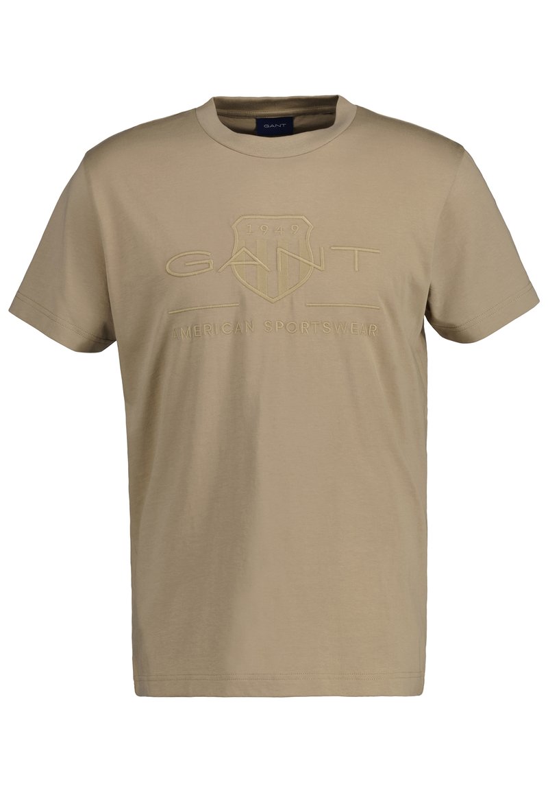 GANT T-SHIRT D1. TONAL ARCHIVE SHIELD - T-Shirt print