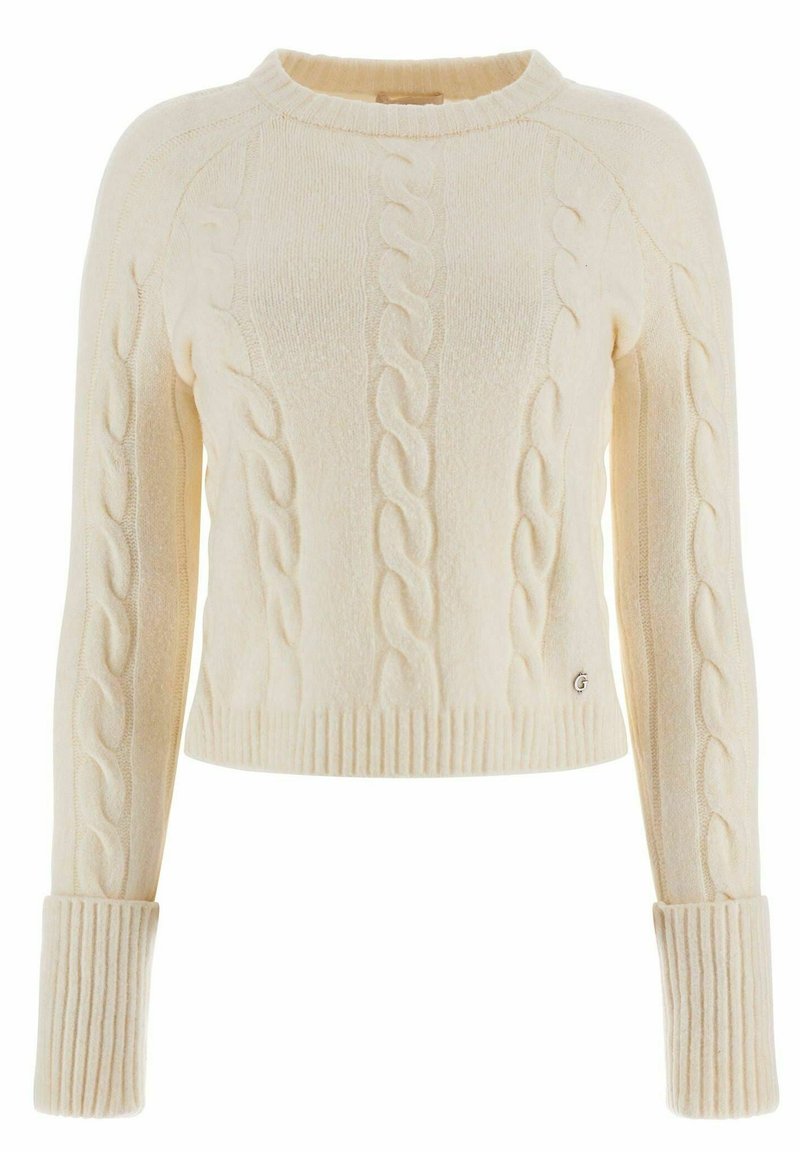 Guess LS RN DENISE CABLE  - Strickpullover