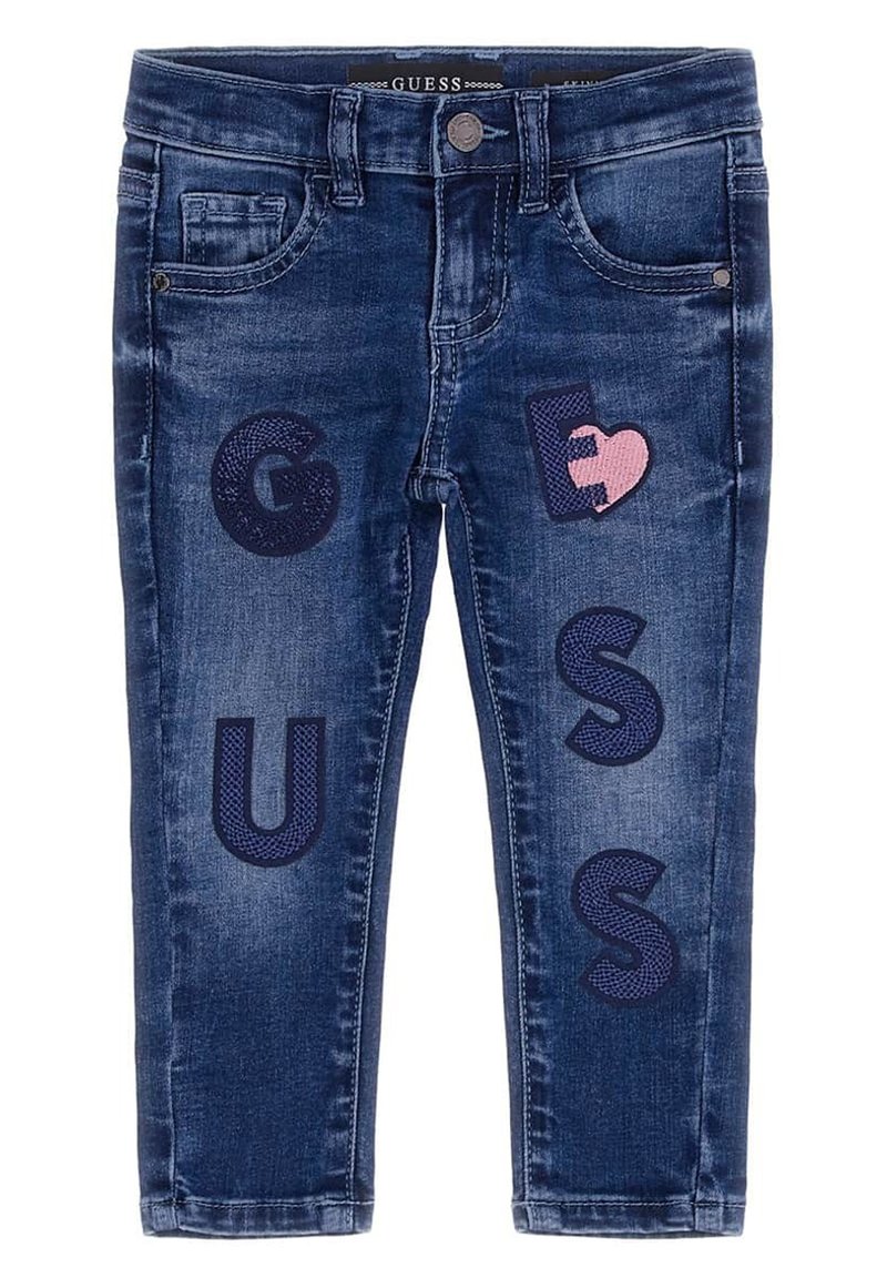 Guess EMPIÈCEMENT ALL-OVER - Jeans Slim Fit