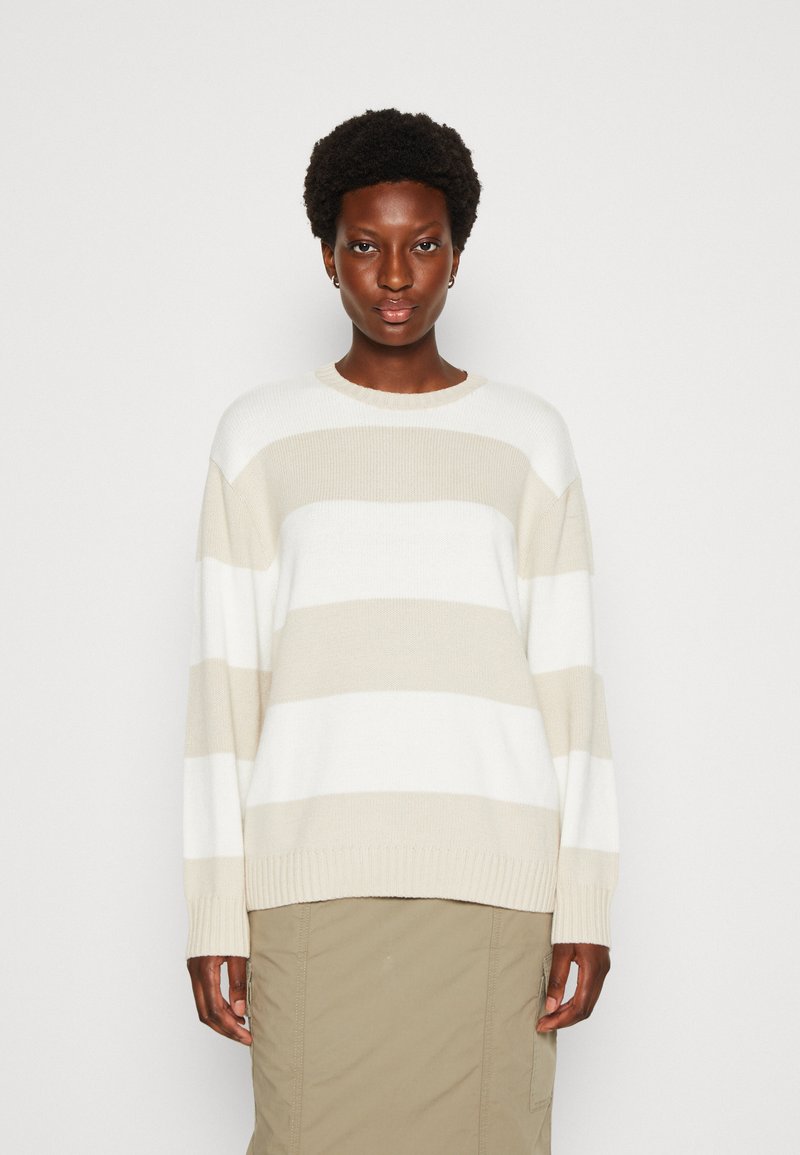 Hollister Co. CREW SWEATER STRIPES - Strickpullover