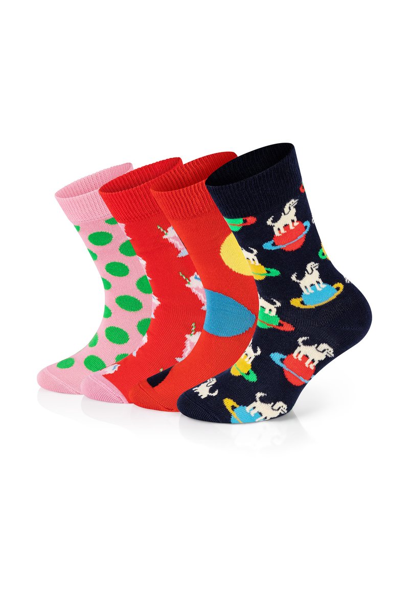 Happy Socks 4-PACK MILKSHAKE-PLANET DOG - Socken