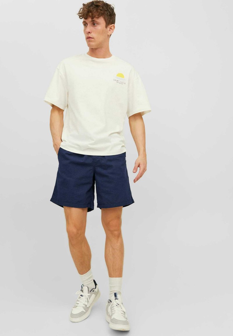 Jack & Jones JPSTJEFF SEERSUCKER DEK SN - Shorts