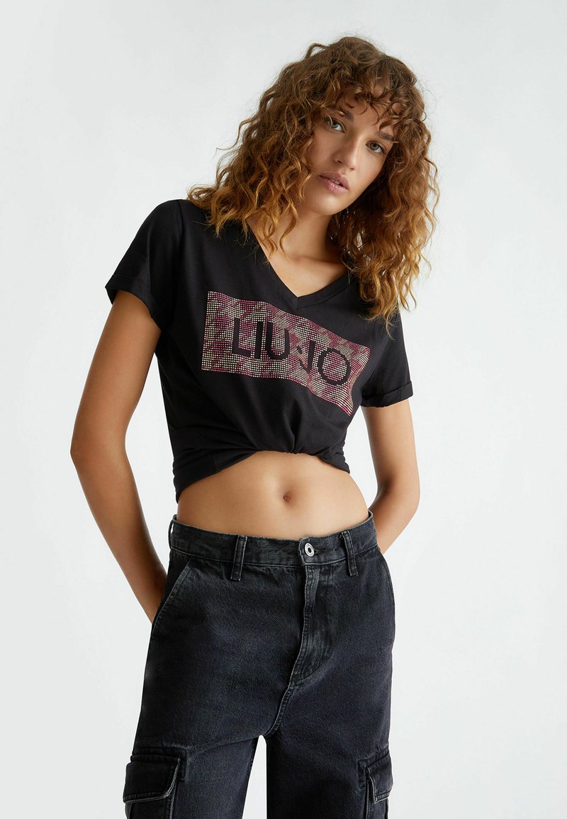 Liu Jo Jeans ECO-FRIENDLY WITH LOGO - T-Shirt print