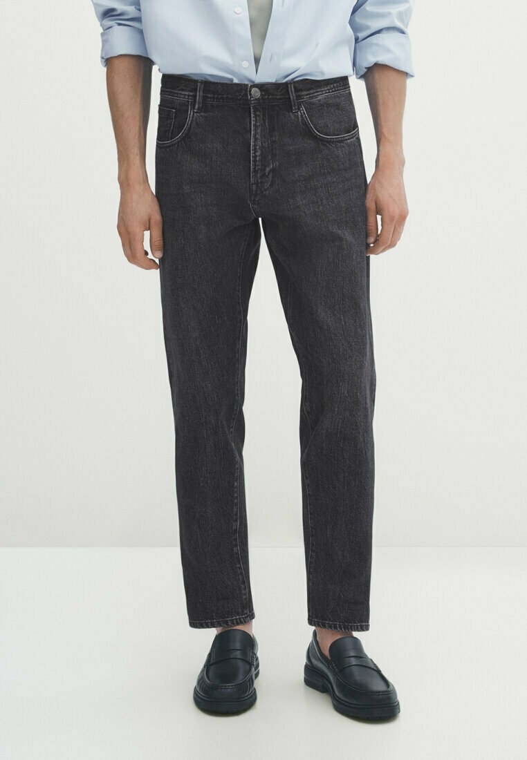 Massimo Dutti TAPERED FIT SELVEDGE - Jeans Tapered Fit