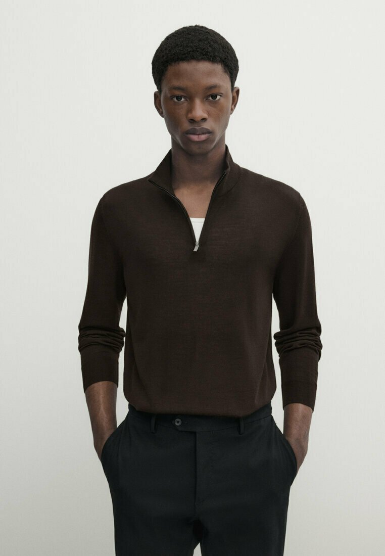 Massimo Dutti MOCK NECK  - Strickpullover