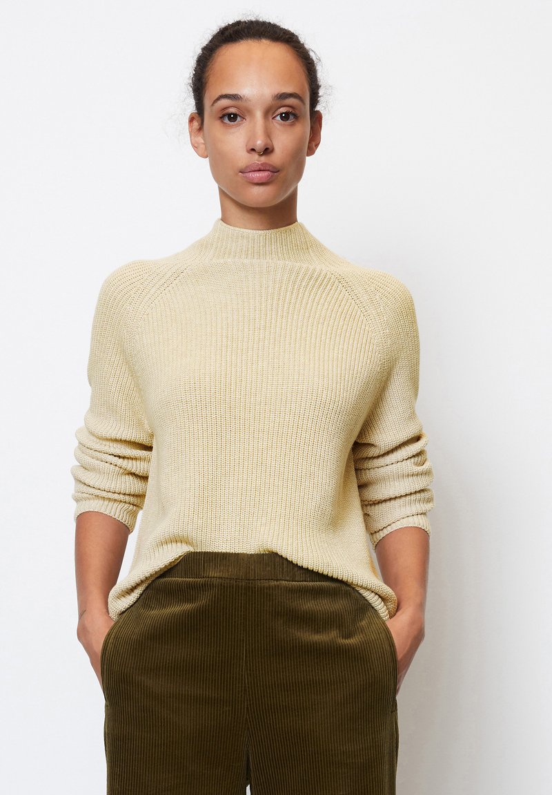 Marc O'Polo LONGSLEEVE STAND UP COLLAR - Strickpullover