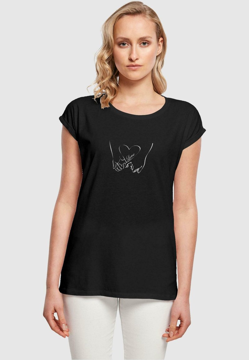 Merchcode LOVE 2 EXTENDED SHOULDER  - T-Shirt print