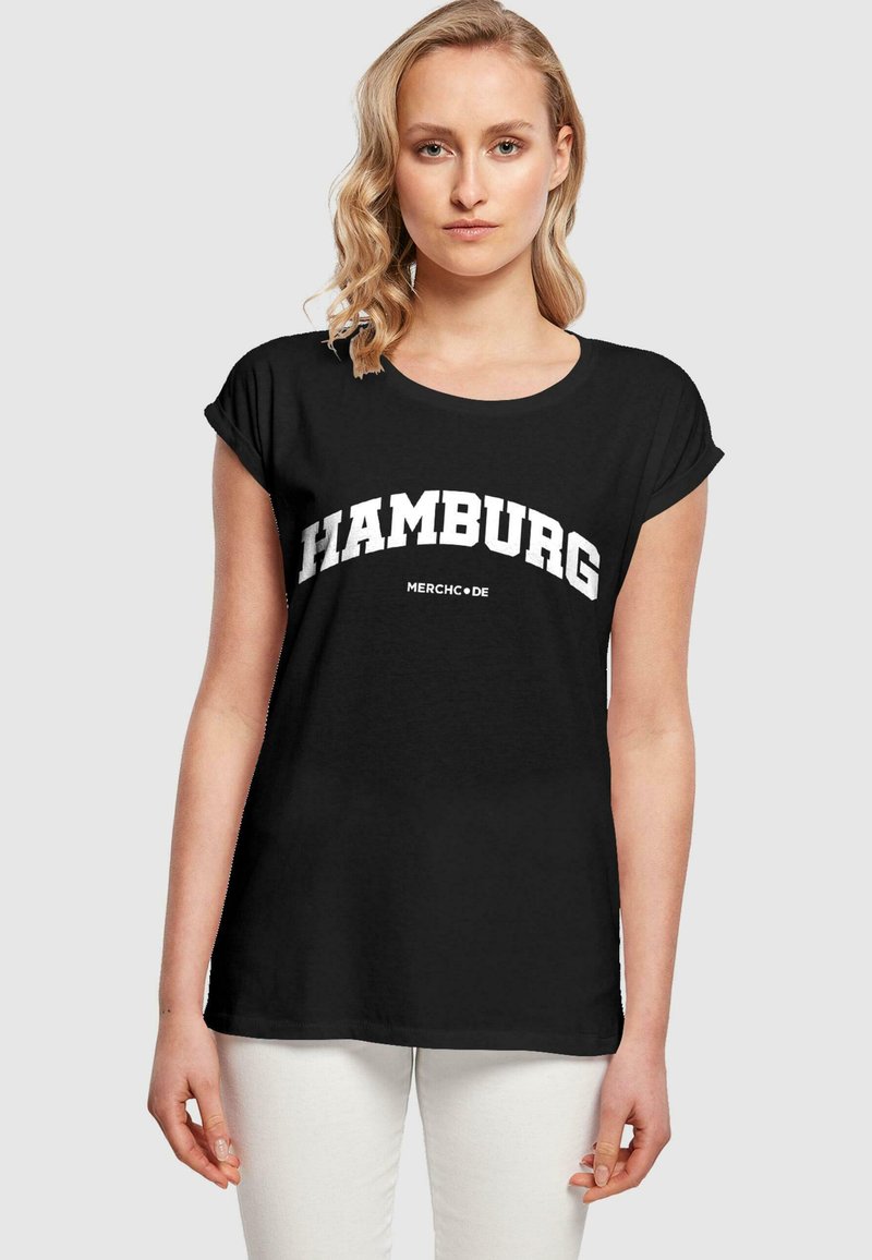 Merchcode HAMBURG WORDING  - T-Shirt print