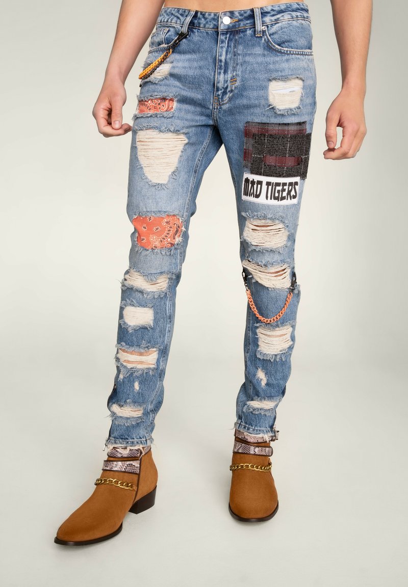 MAD TIGERS CHE CHAINS - Jeans Slim Fit