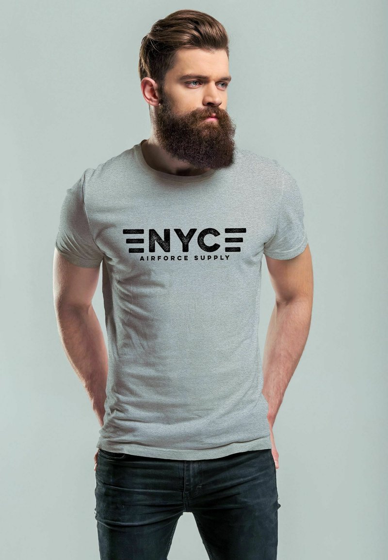 Neverless NYC NEW YORK CITY AIRFORCE SUPPLY ARMY P - T-Shirt print
