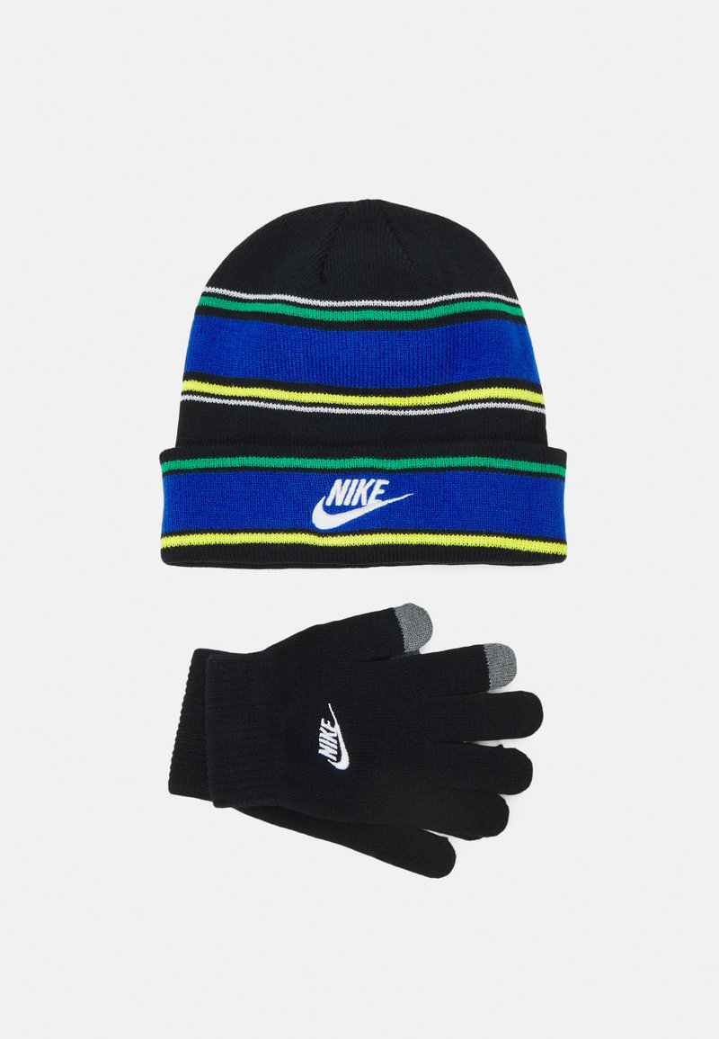 Nike Sportswear STRIPE BEANIE SET UNISEX - Fingerhandschuh