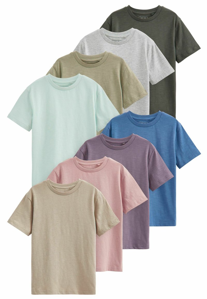 Next 8 PACK SHORT SLEEVES T-SHIRT - T-Shirt basic
