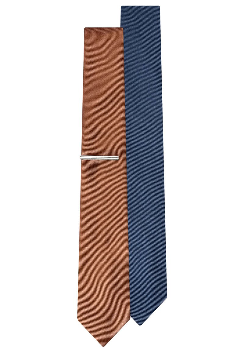 Next TWILL TIES WITH TIE CLIP 2 PACK - Krawatte