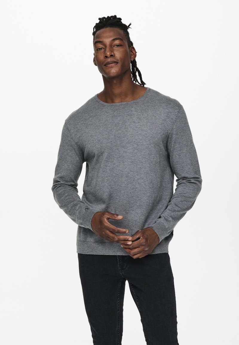 Only & Sons ONSWYLER LIFE LS CREW NOOS - Strickpullover