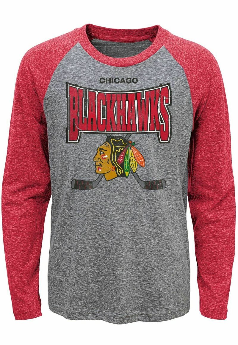Outerstuff NHL SPLIT CHICAGO BLACKHAWKS - Langarmshirt