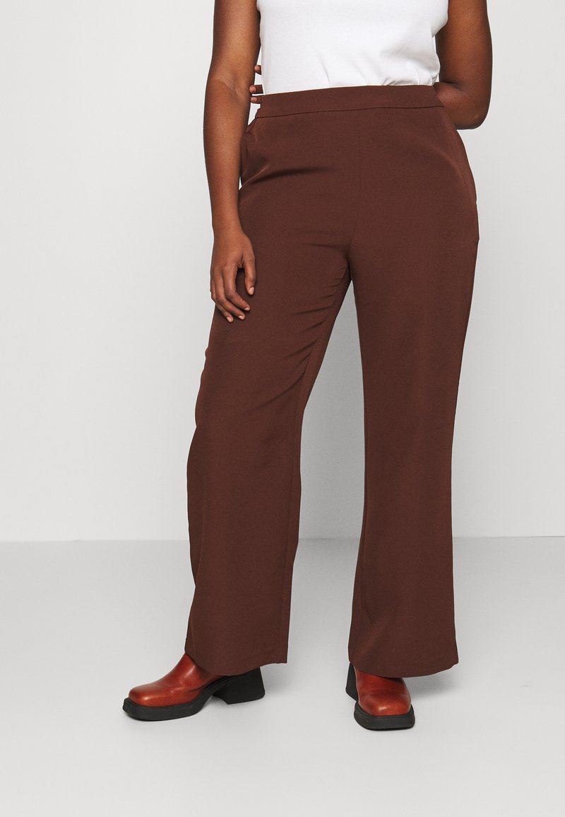 Pieces Curve PCBOSSY WIDE PLAIN PANT - Stoffhose