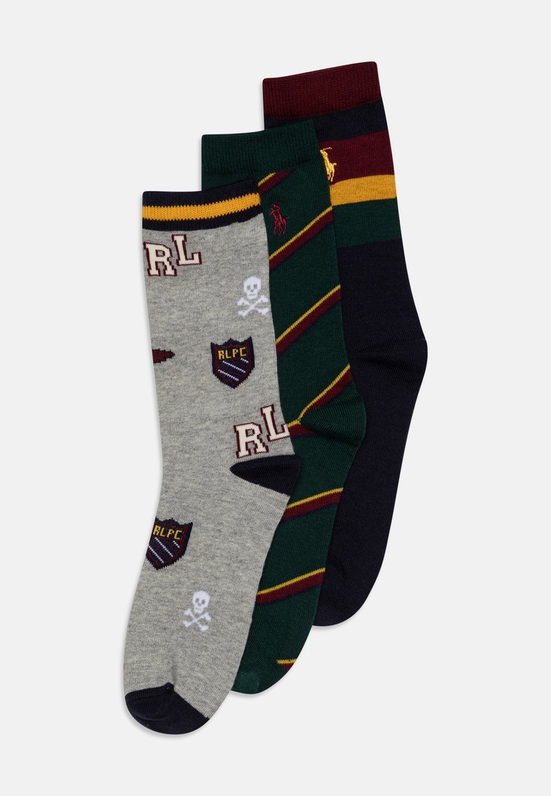 Polo Ralph Lauren STRIPES CREW UNISEX 3 PACK - Socken