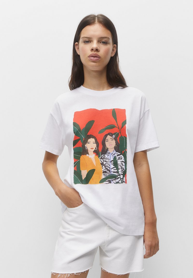 PULL&BEAR GRAPHIC - T-Shirt print