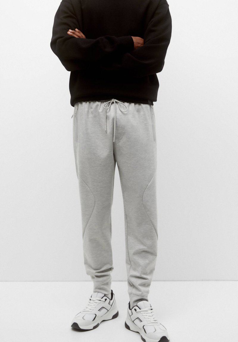 PULL&BEAR STWD JOGGERS WITH ZIPS - Jogginghose