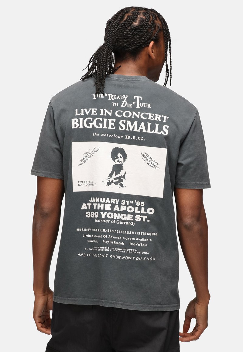 Re:Covered BIGGIE SMALLS CONCERT ADVERTISE WASHED - T-Shirt print