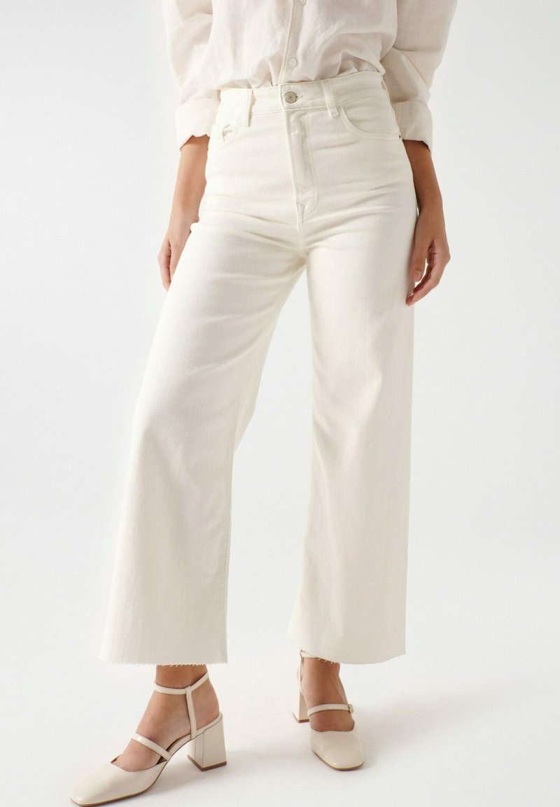 Salsa Jeans TRUE CROPPED STRAIGHT - Flared Jeans