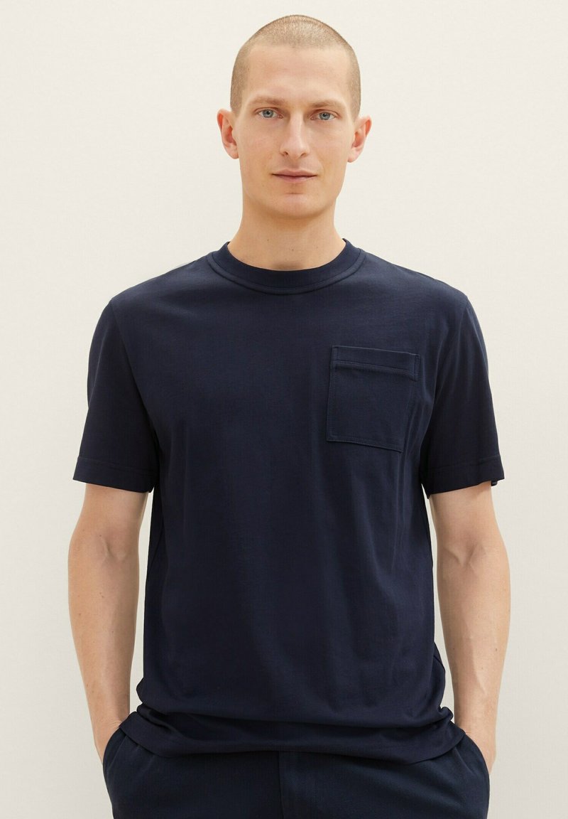 TOM TAILOR MIT BRUSTTASCHE - T-Shirt basic