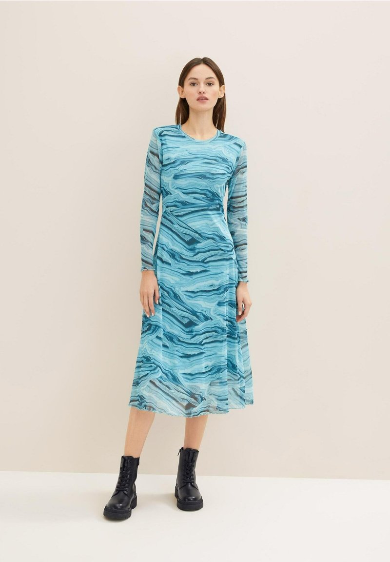 TOM TAILOR DENIM PRINTED - Freizeitkleid