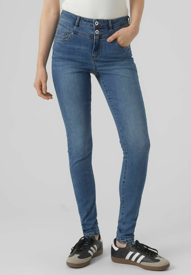 Vero Moda MIT HIGH WAIST - Jeans Skinny Fit