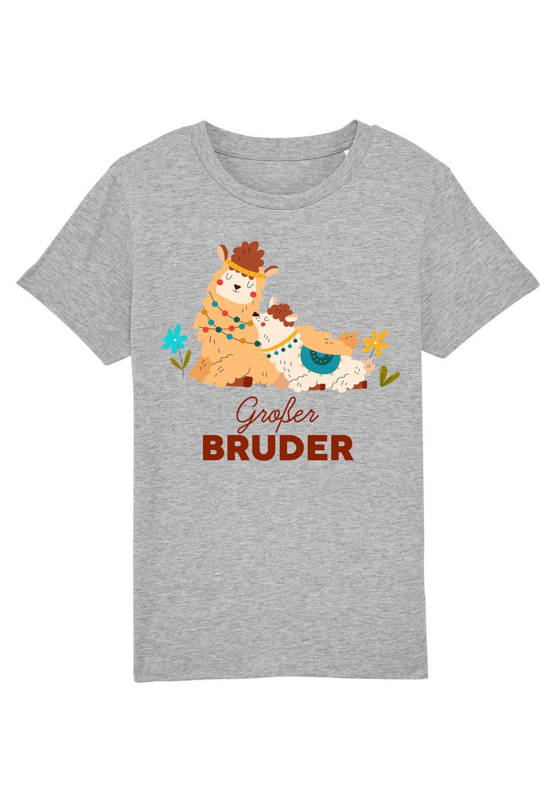 watapparel LAMA GROßER BRUDER - T-Shirt print