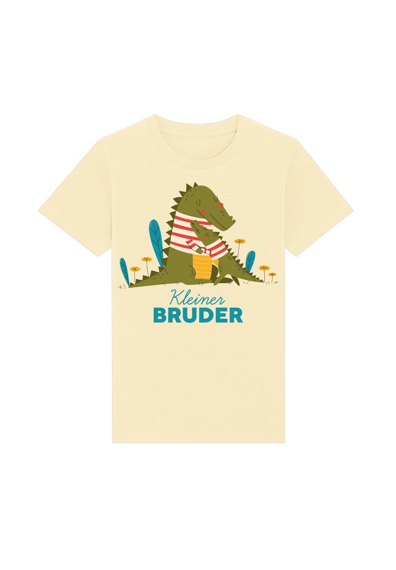 watapparel KROKODIL KLEINER BRUDER - T-Shirt print