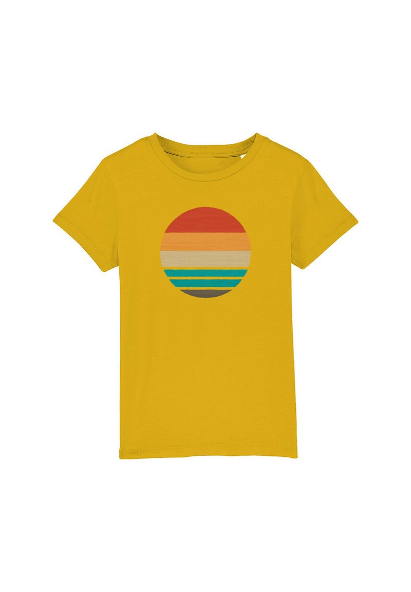 watapparel RETRO SUNSET OCEAN - T-Shirt print